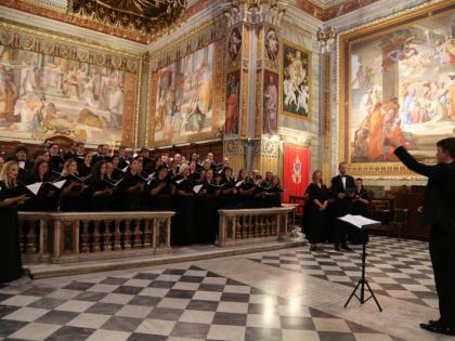 Akademski zbor Ivan Goran Kovačić održao koncert u Hrvatskoj crkvi sv. Jeronima u Rimu